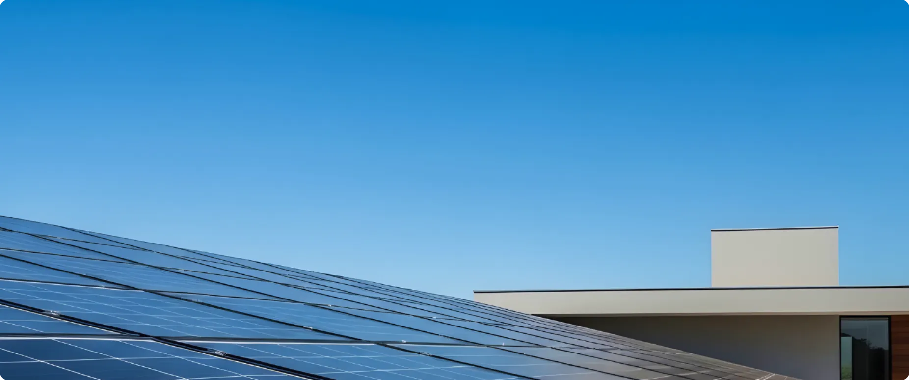 Placas solares sob o sol